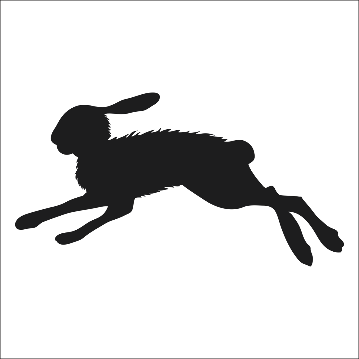 YABANİ TAVŞAN FOLYO STİCKER