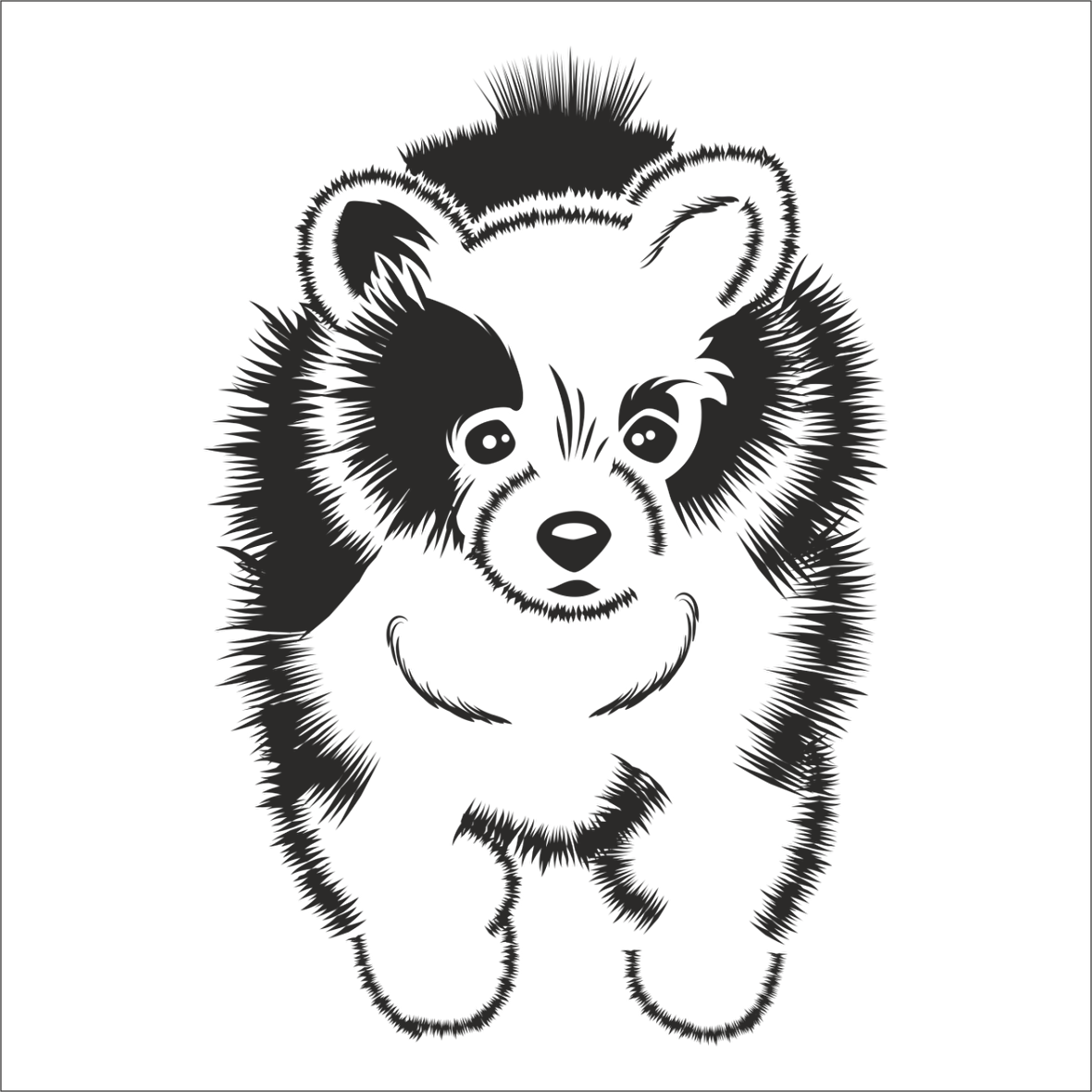 YAVRU KÖPEK FOLYO STİCKER