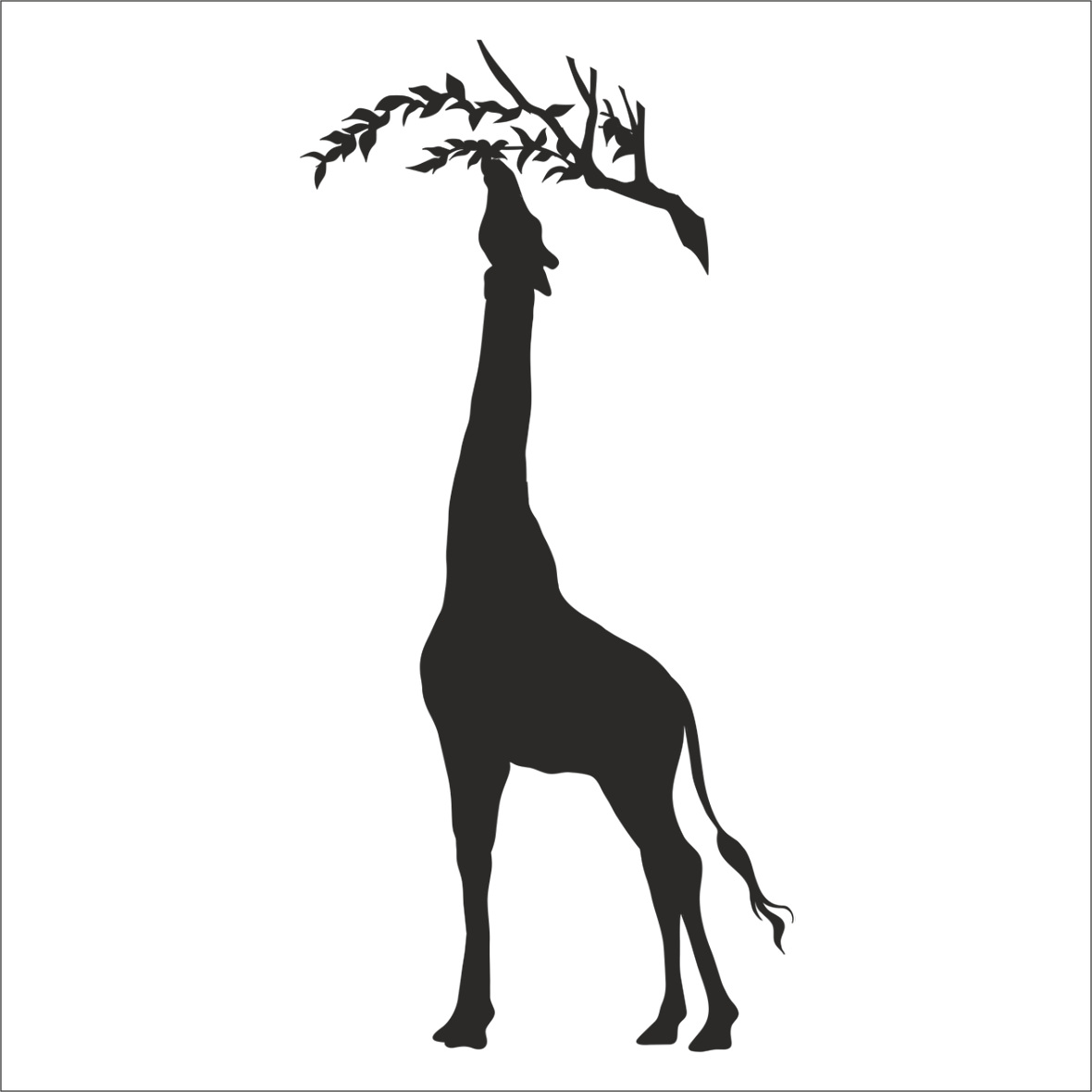 ZÜRAFA FOLYO STİCKER