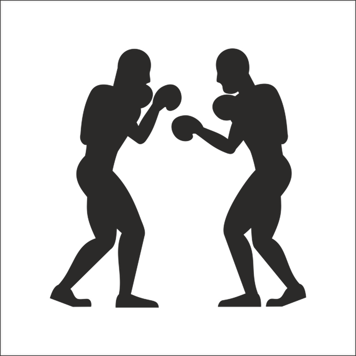 KİCKBOKSCU FOLYO STİCKER