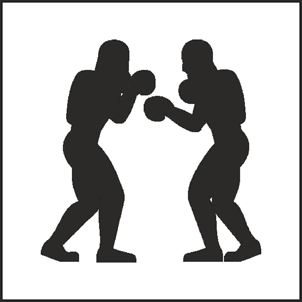 KİCKBOKSCU FOLYO STİCKER