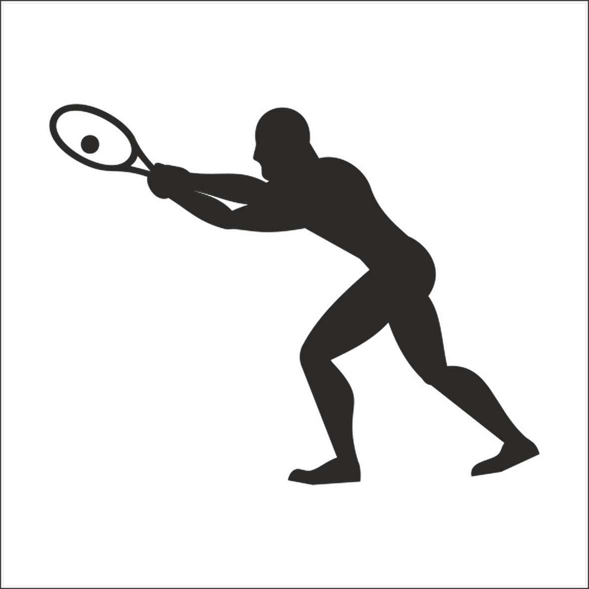 TENİSCİ FOLYO STİCKER