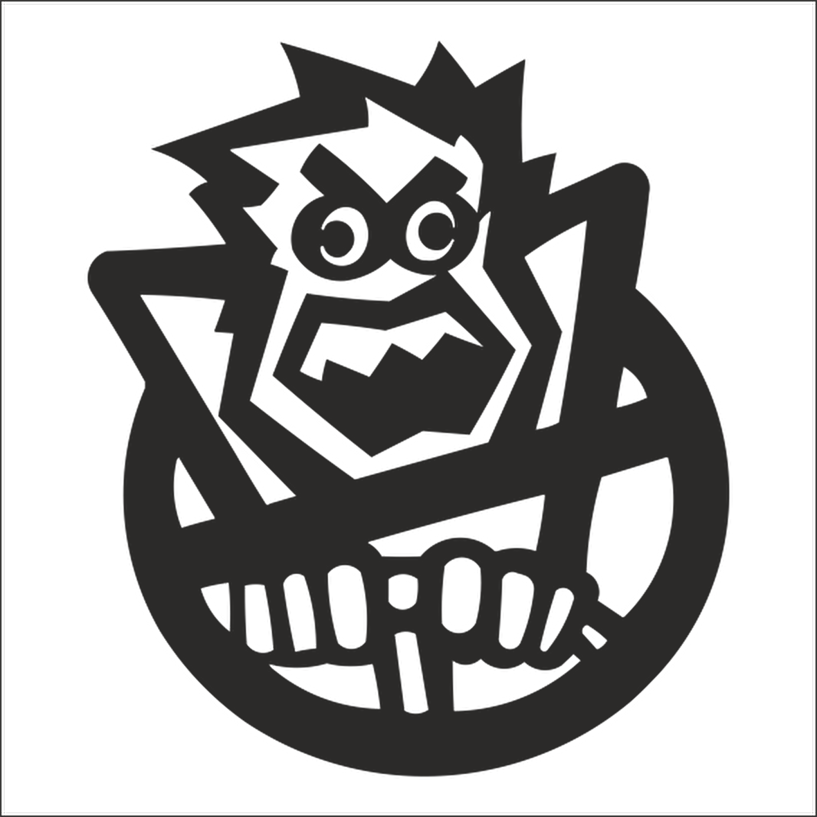 TRAFİK CANAVARI FOLYO STİCKER