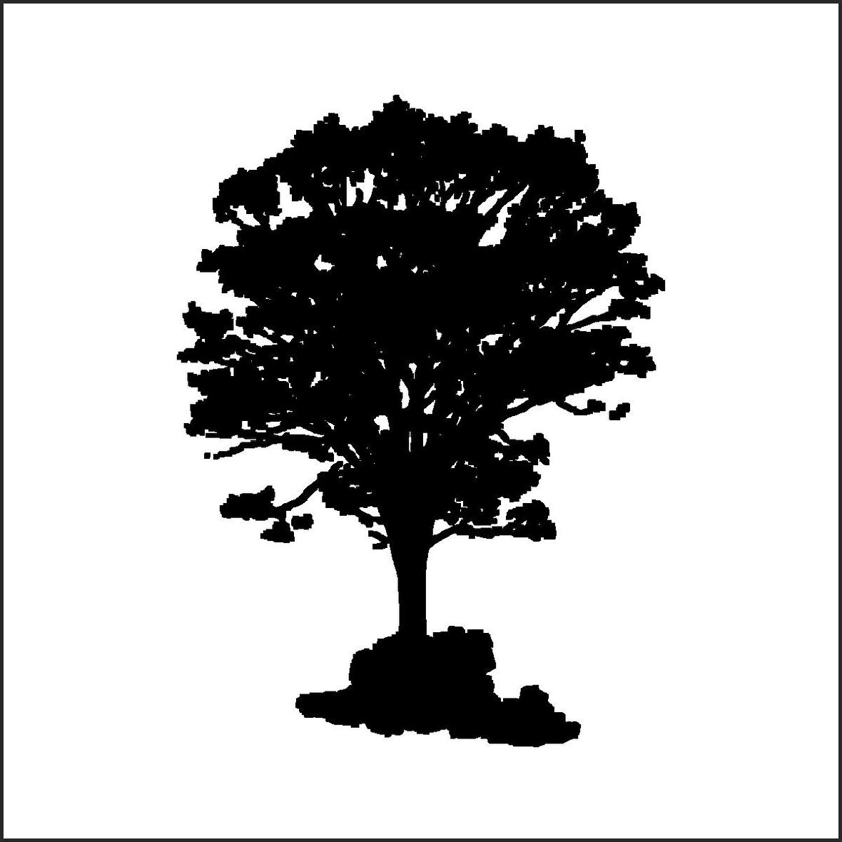 AĞAÇ VE GÜL RESİMLERİ FOLYO STİCKER