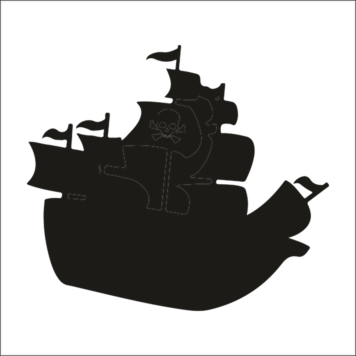 GEMİ FOLYO STİCKER