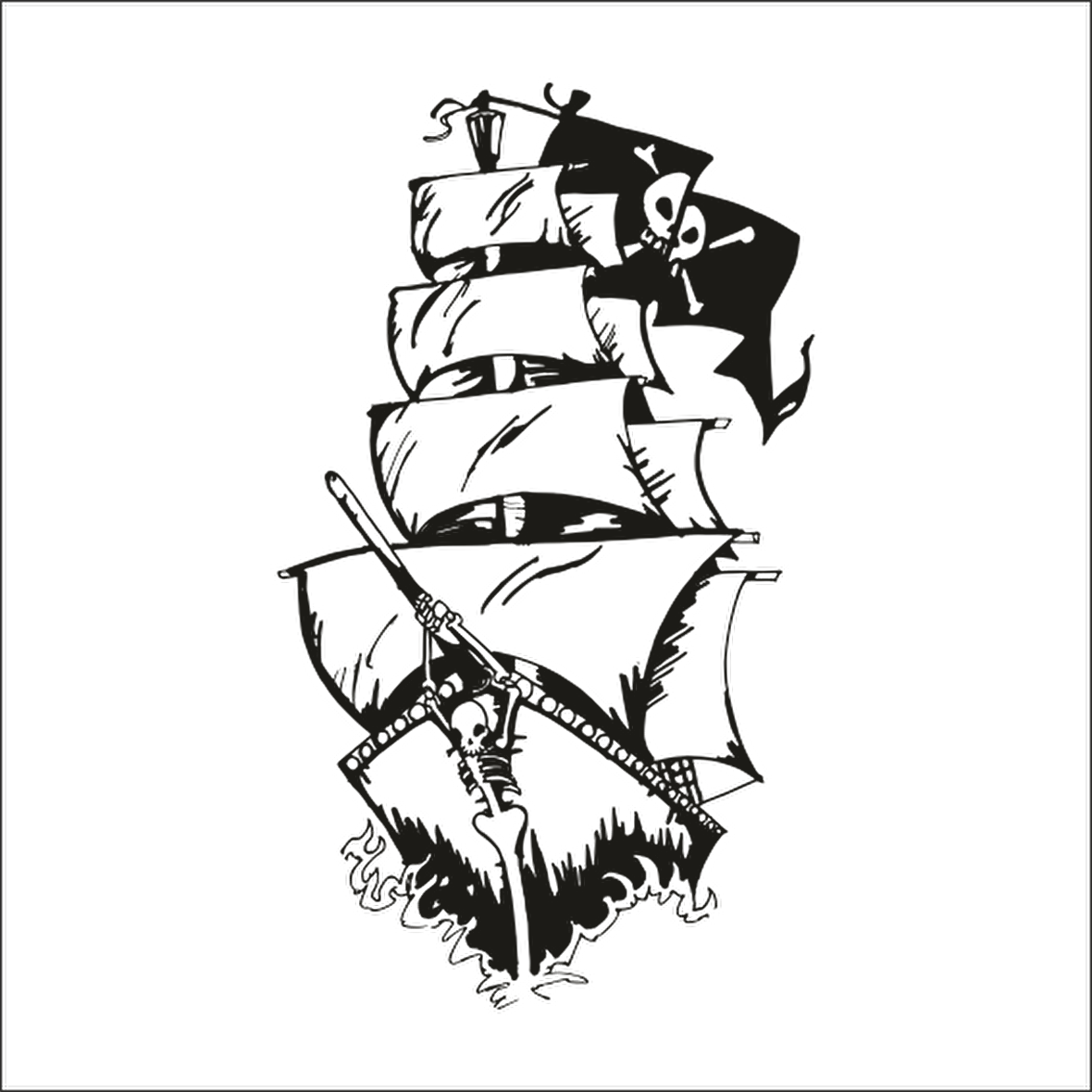 GEMİ FOLYO STİCKER