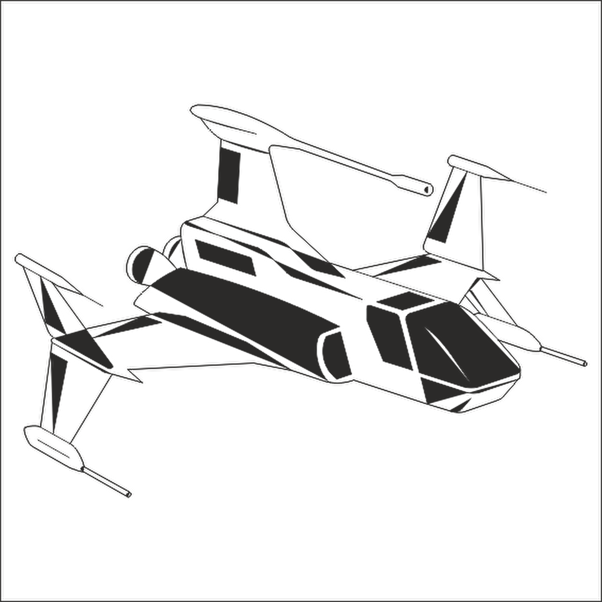 UÇAK FOLYO STİCKER