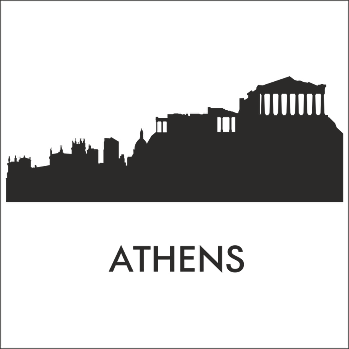 ATHENS FOLYO STİCKER