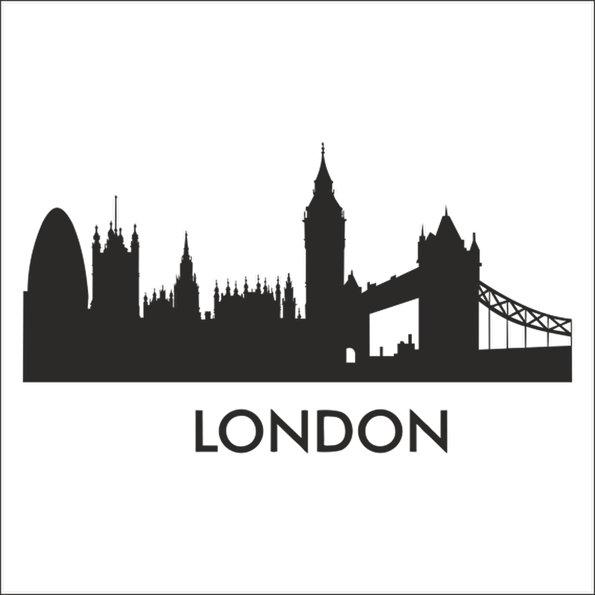 LONDON FOLYO STİCKER