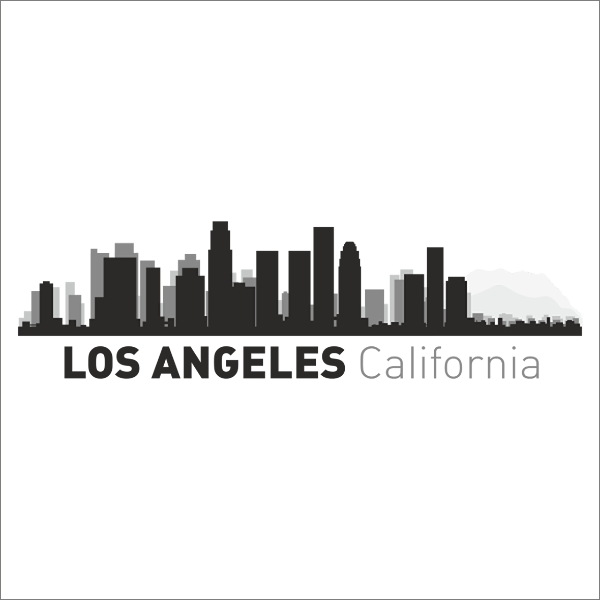 LOS ANGELES FOLYO STİCKER