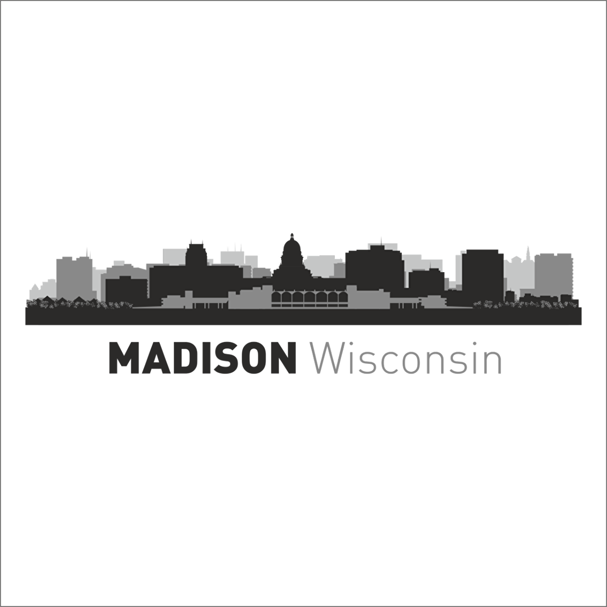 MADISON WİSCONSİN FOLYO STİCKER