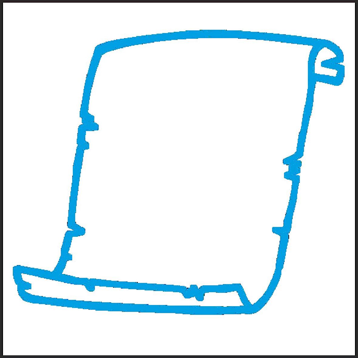 YAZI ALANI FOLYO STİCKER