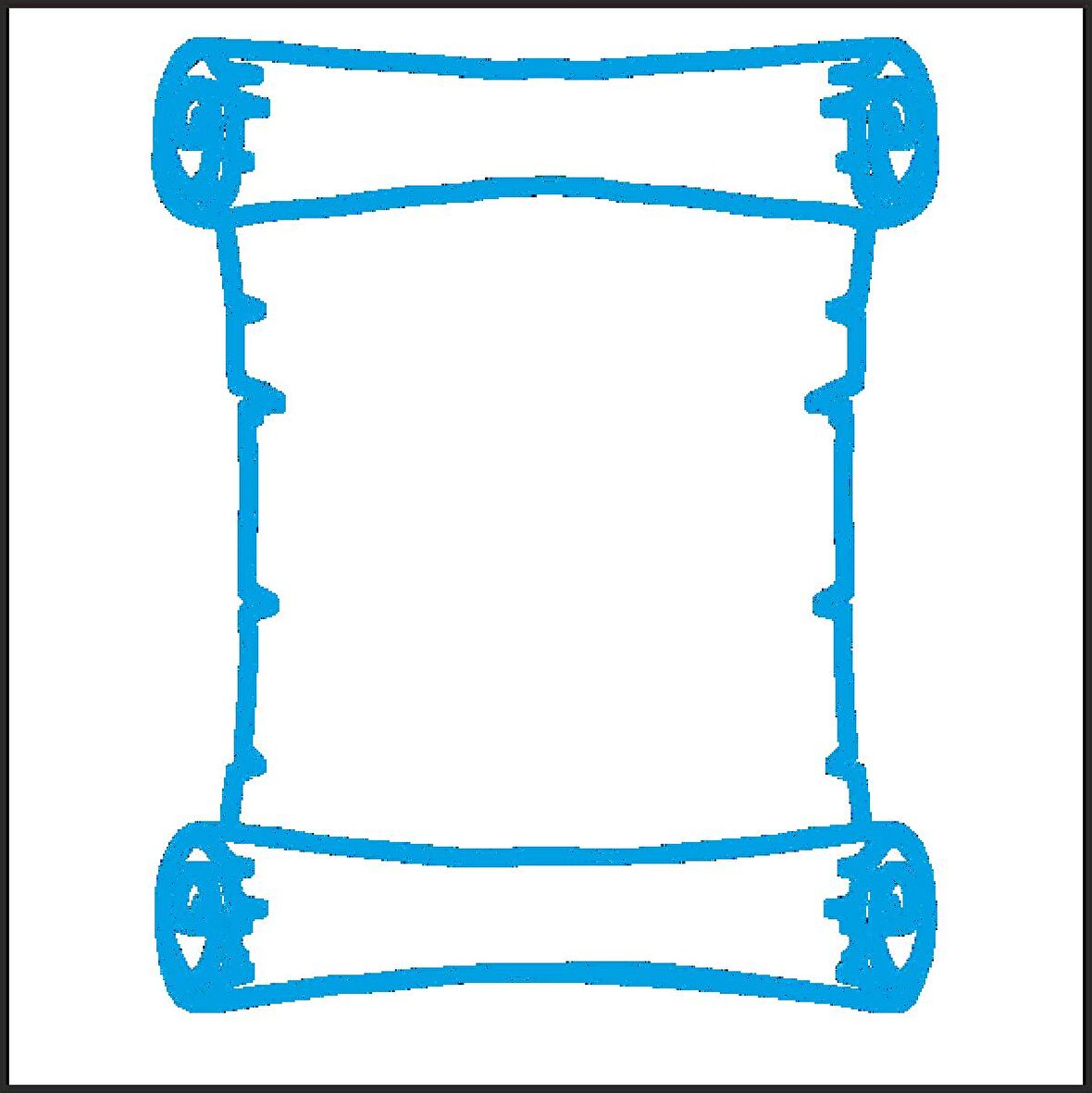 YAZI ALANI FOLYO STİCKER