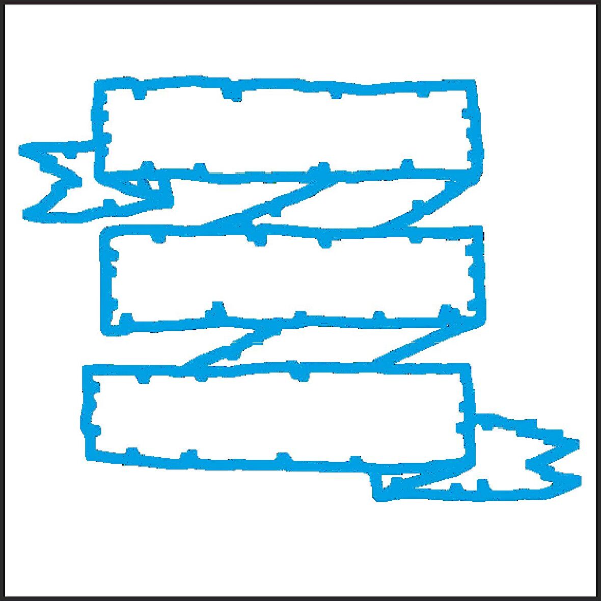 YAZI ALANI FOLYO STİCKER