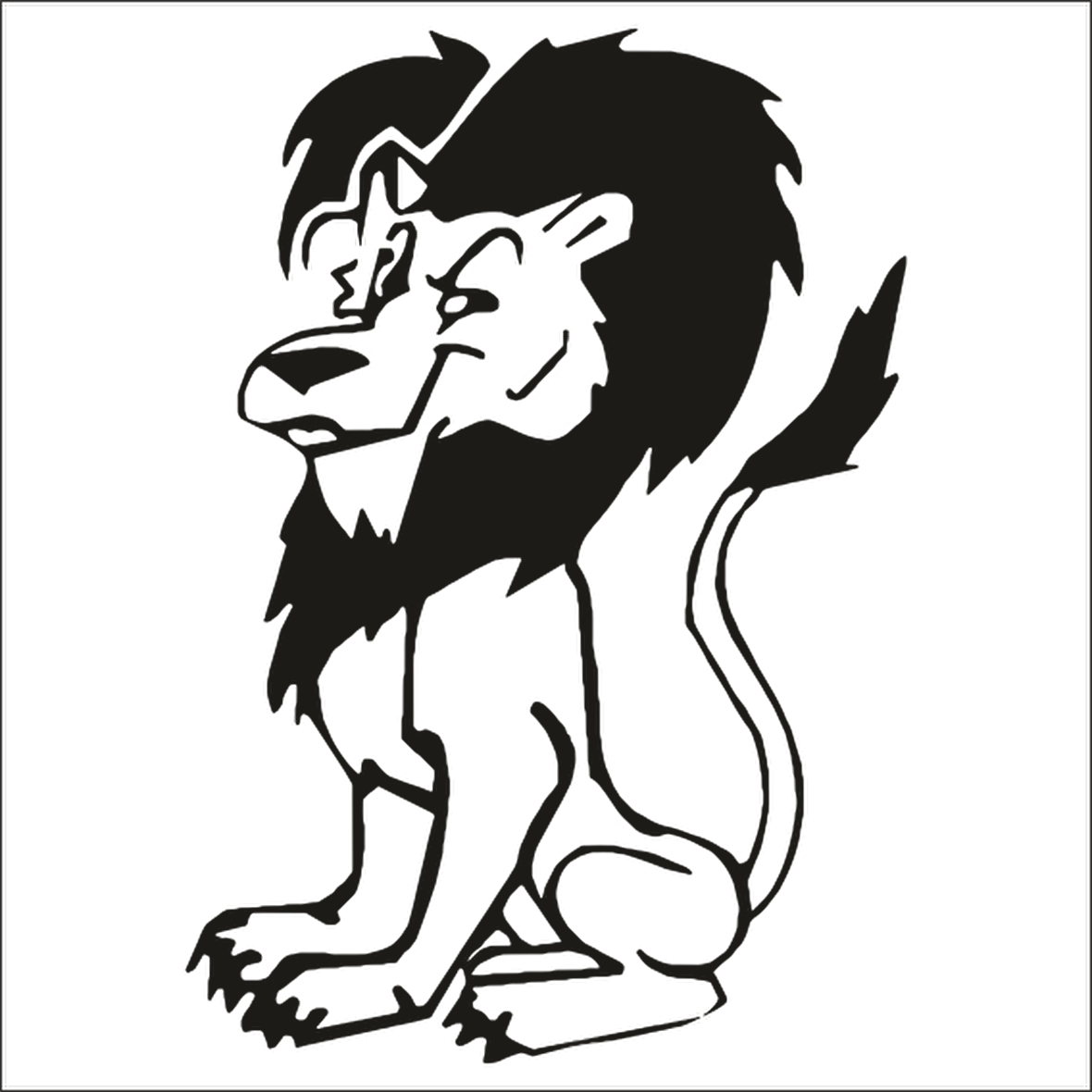 ASLAN ALASKA FOLYO STİCKER