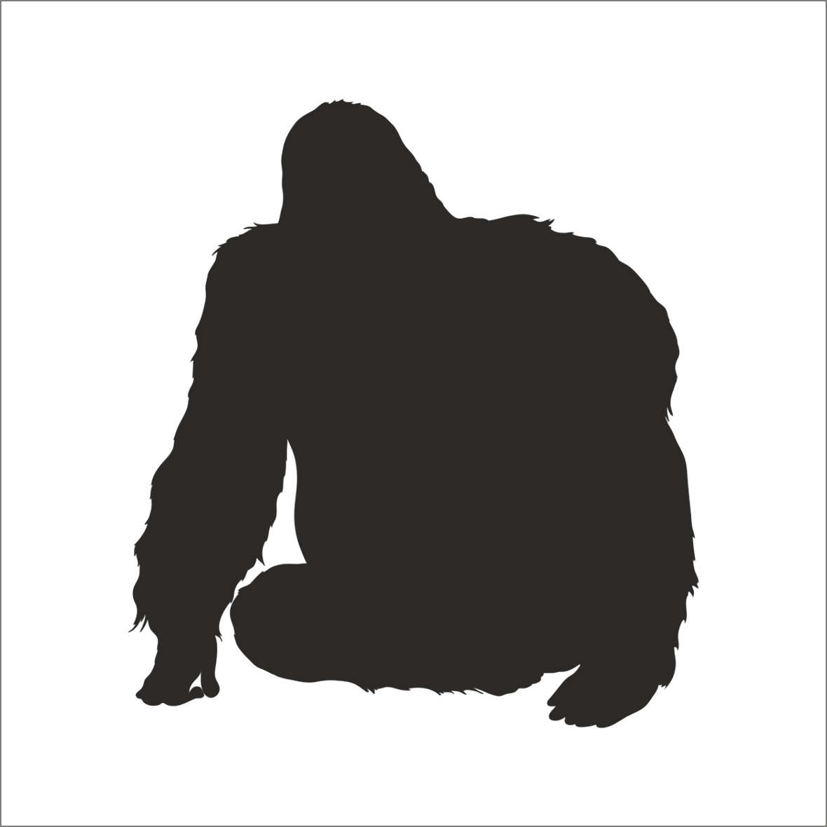 GORİL  FOLYO STİCKER