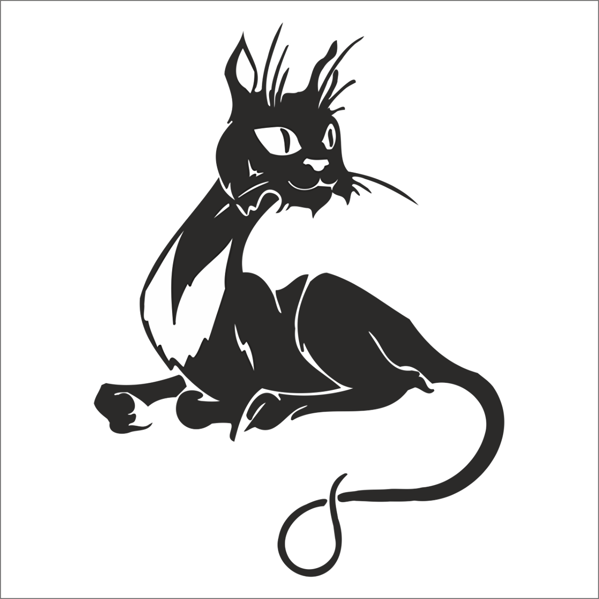 KEDİ  FOLYO STİCKER