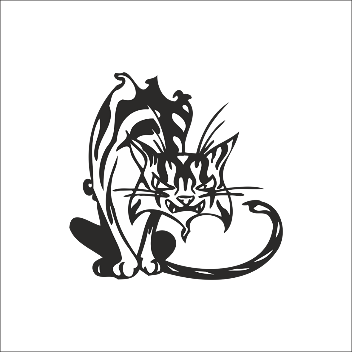 KEDİ  FOLYO STİCKER