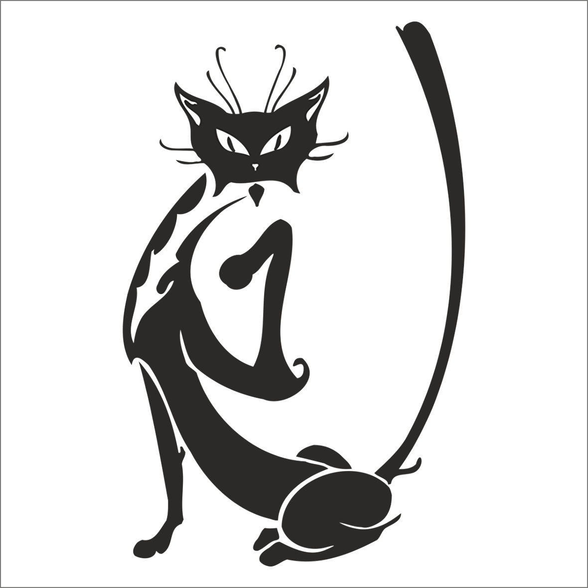 KEDİ  FOLYO STİCKER