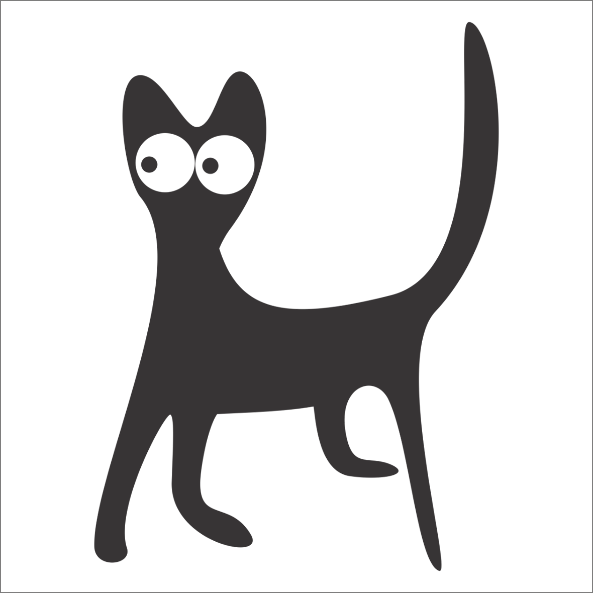 KEDİ  FOLYO STİCKER