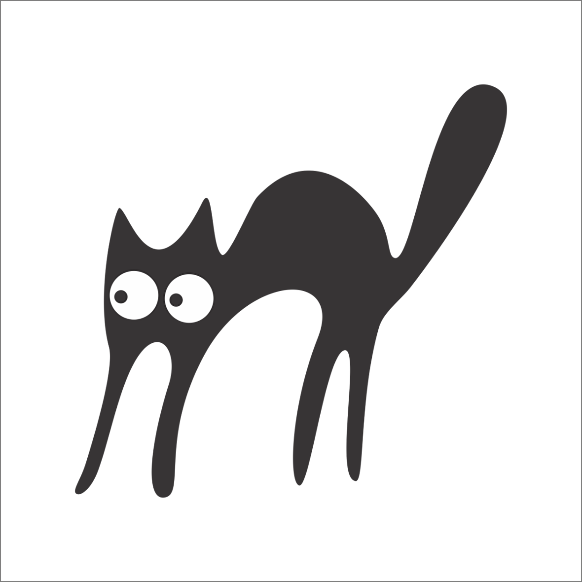 KEDİ  FOLYO STİCKER