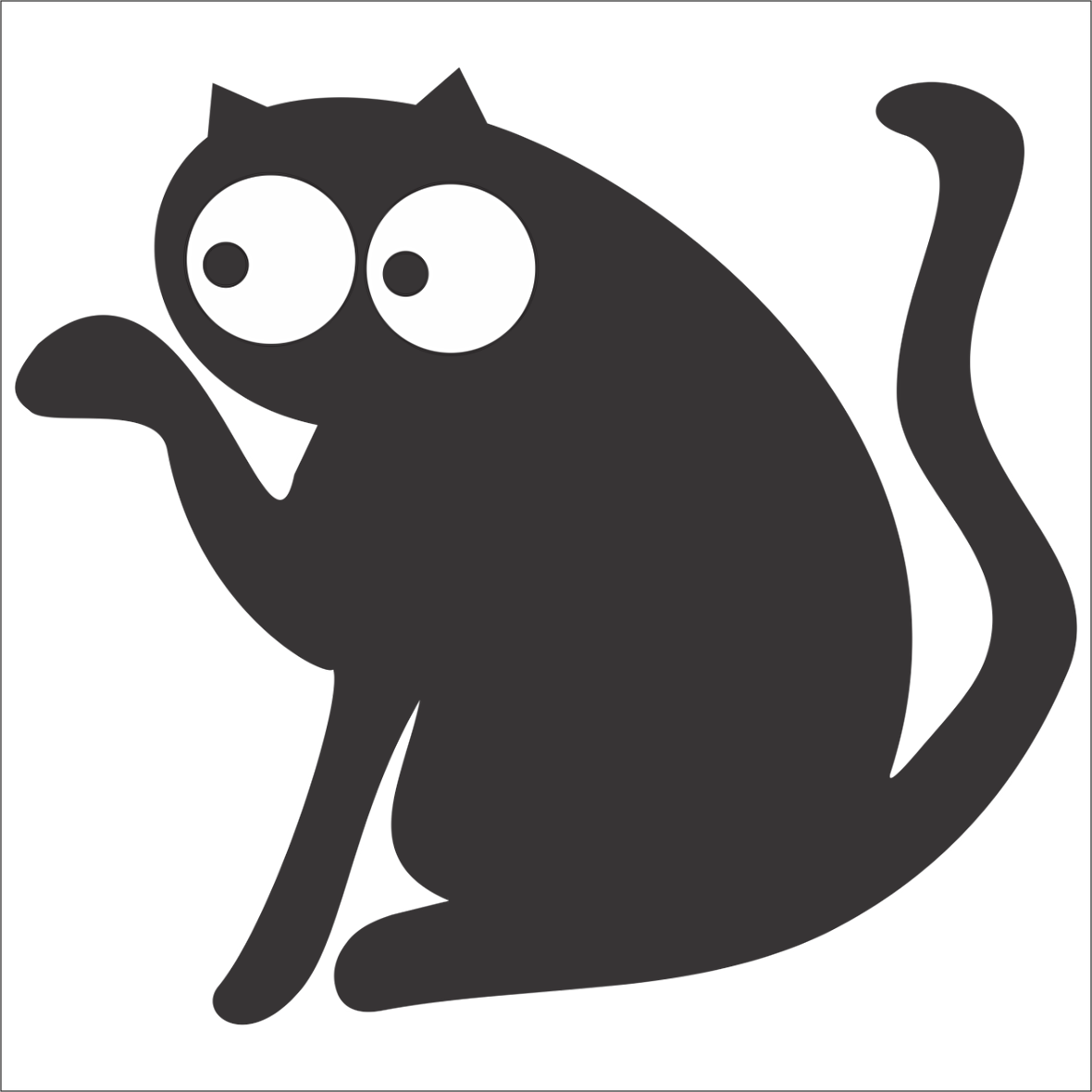 KEDİ  FOLYO STİCKER