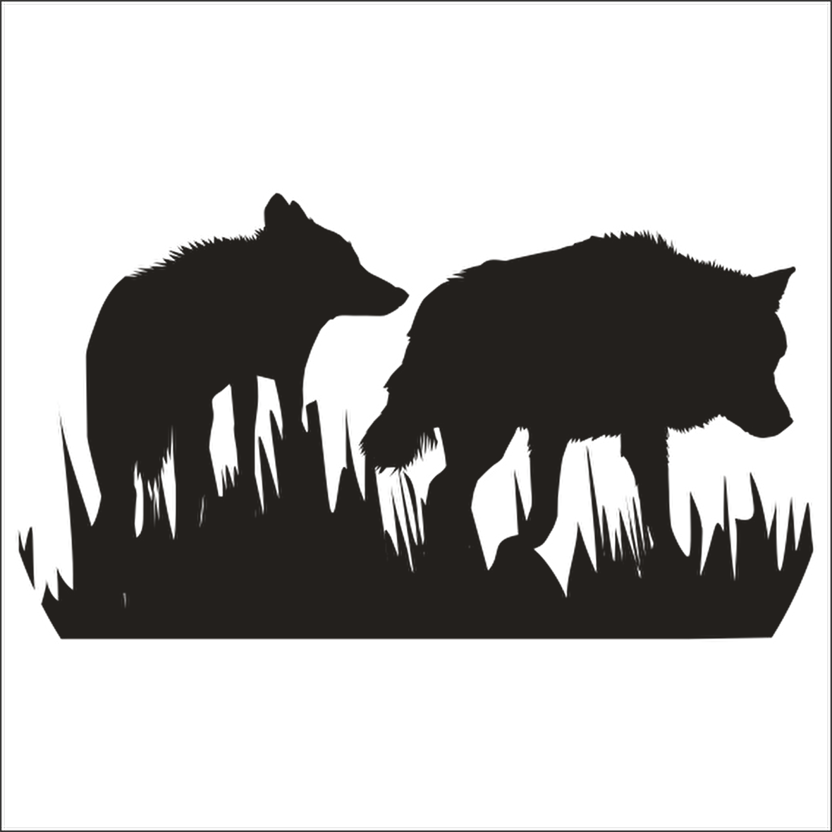 KURTLAR  FOLYO STİCKER