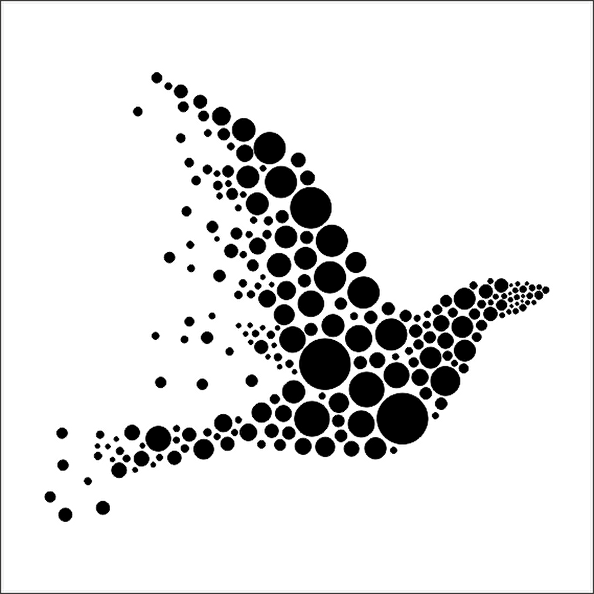 KUŞ DESENİ  FOLYO STİCKER