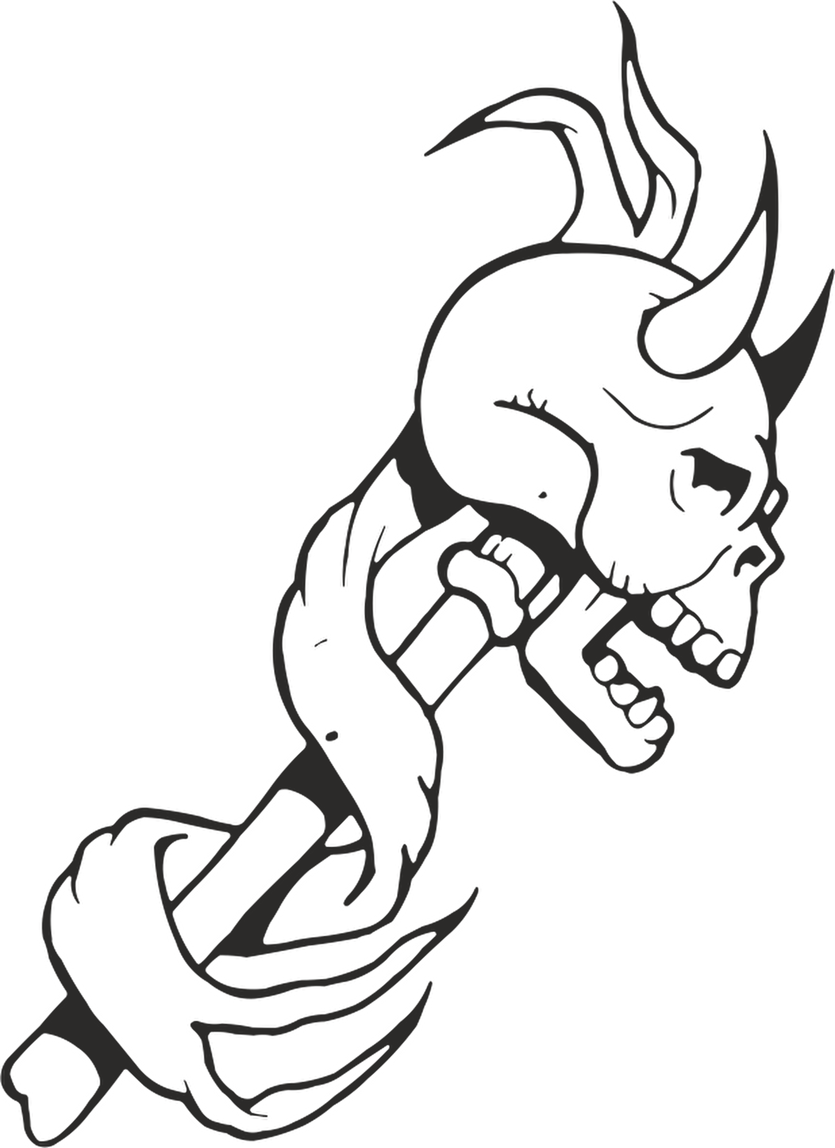 KURU KAFA FOLYO STİCKER