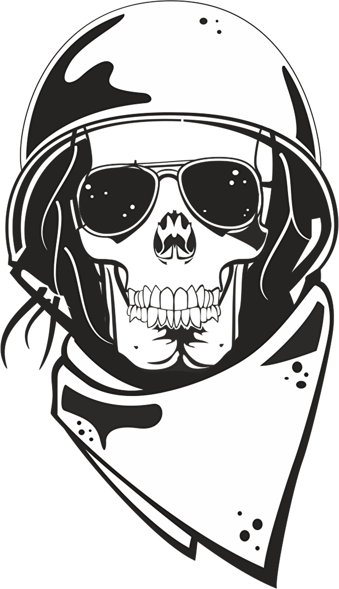 KURU KAFA FOLYO STİCKER