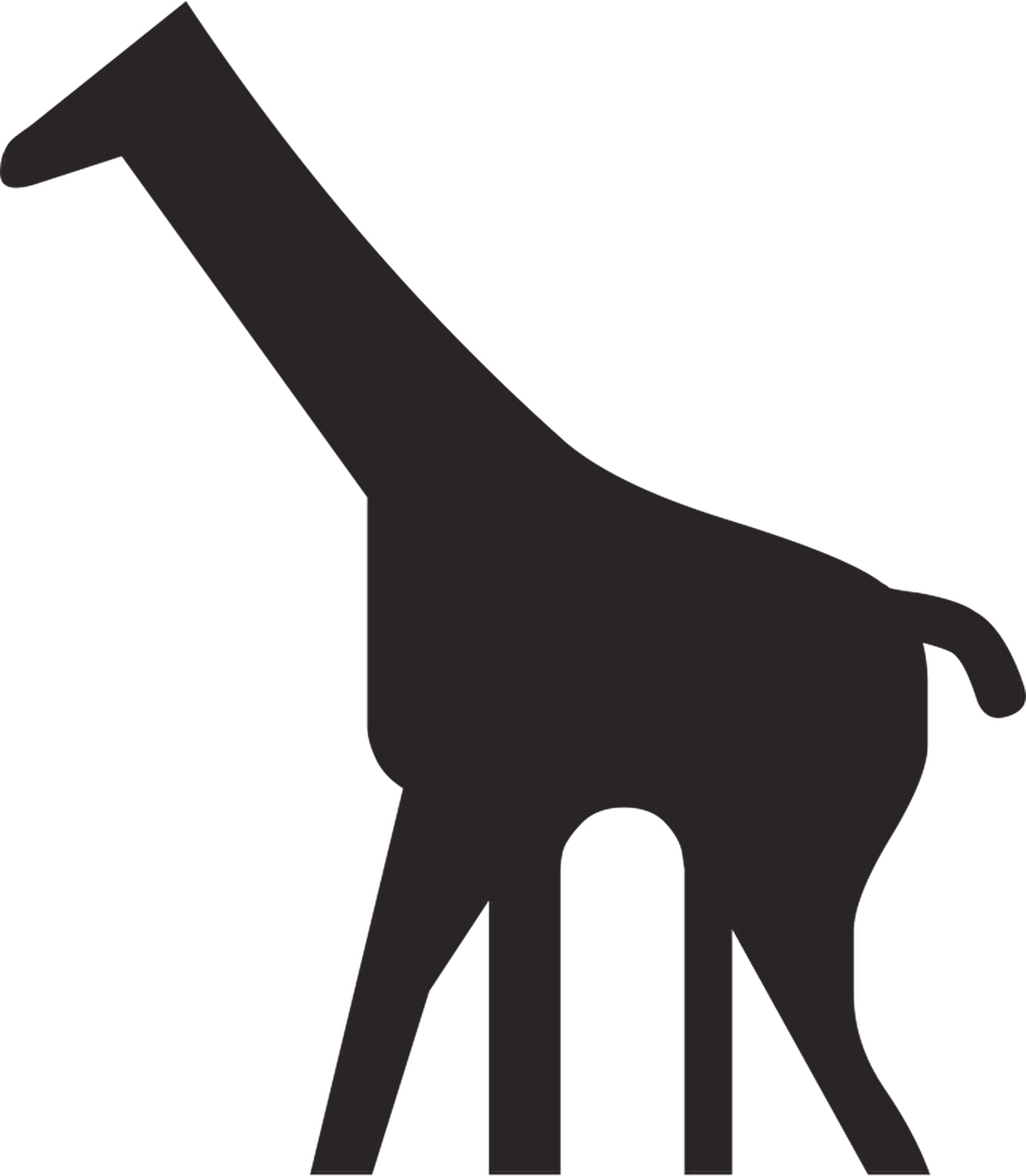 ZÜRAFA FOLYO STİCKER