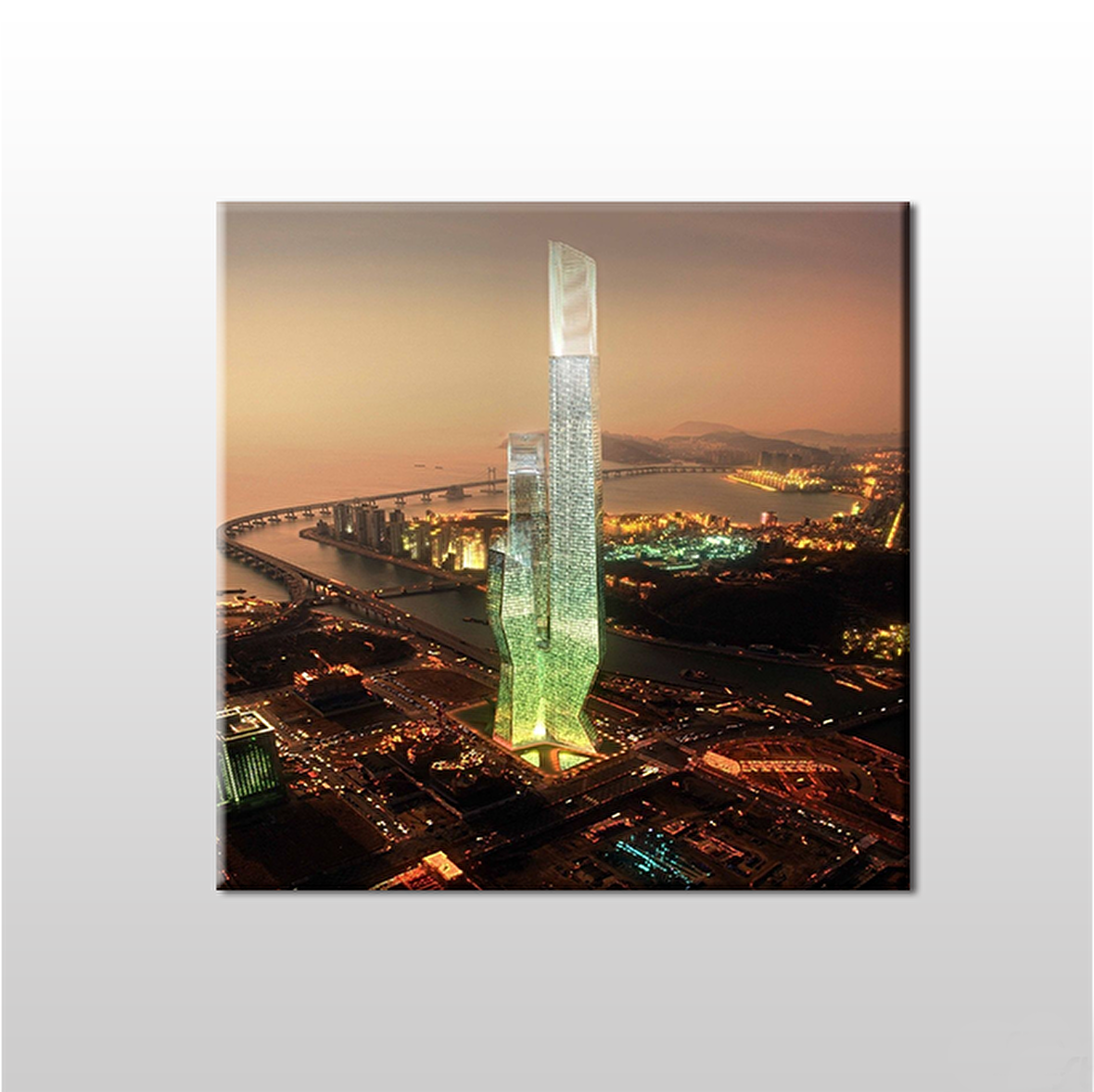 Camdan Bina Kanvas Tablo