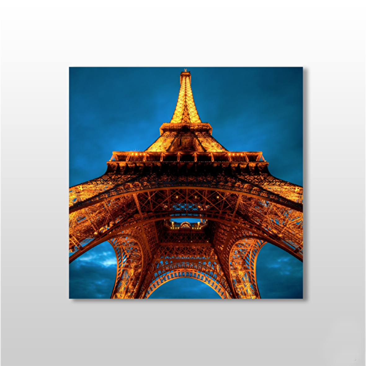 Eyfel Kulesi Gece  Kanvas Tablo