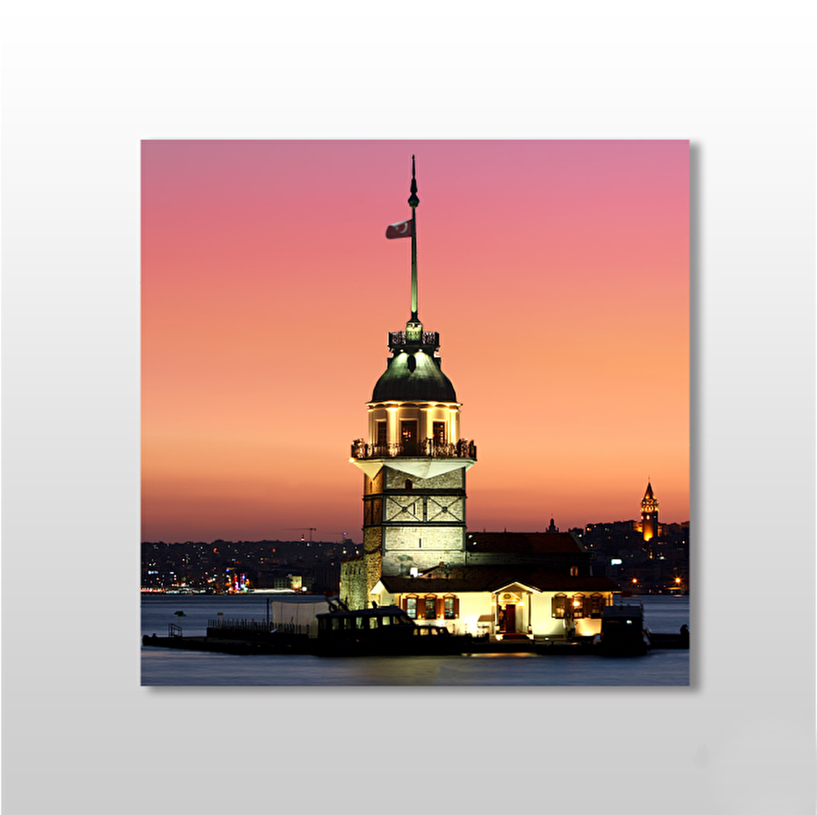 Kız Kulesi İstanbul Kanvas Tablo