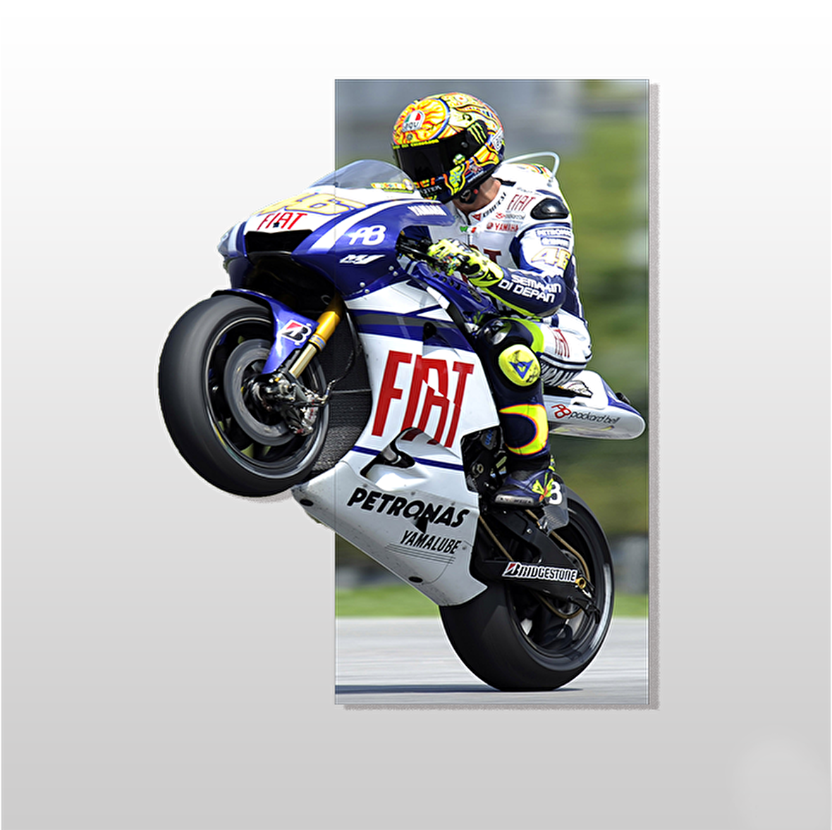 Yarış Moturu Kanvas Tablo