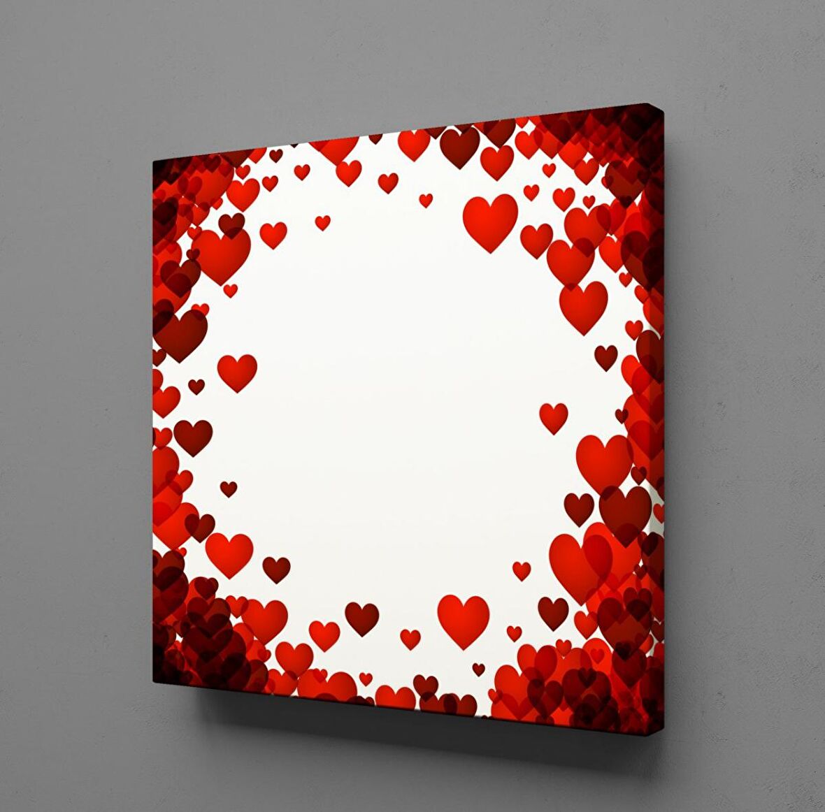 ÇERÇEVE ŞEKLİNDE KALPLER