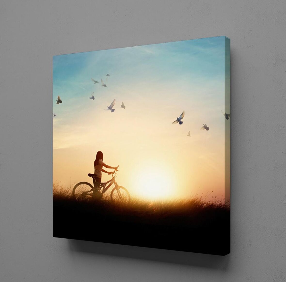 BİSİKLET SÜREN KIZ