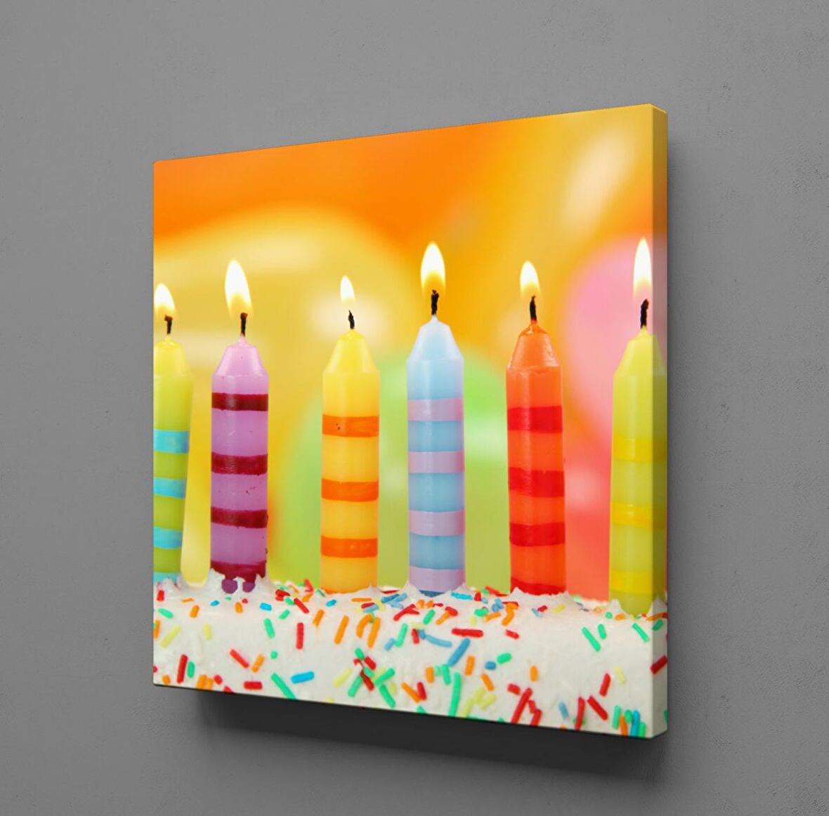 RENKLİ PASTA MUMLARI