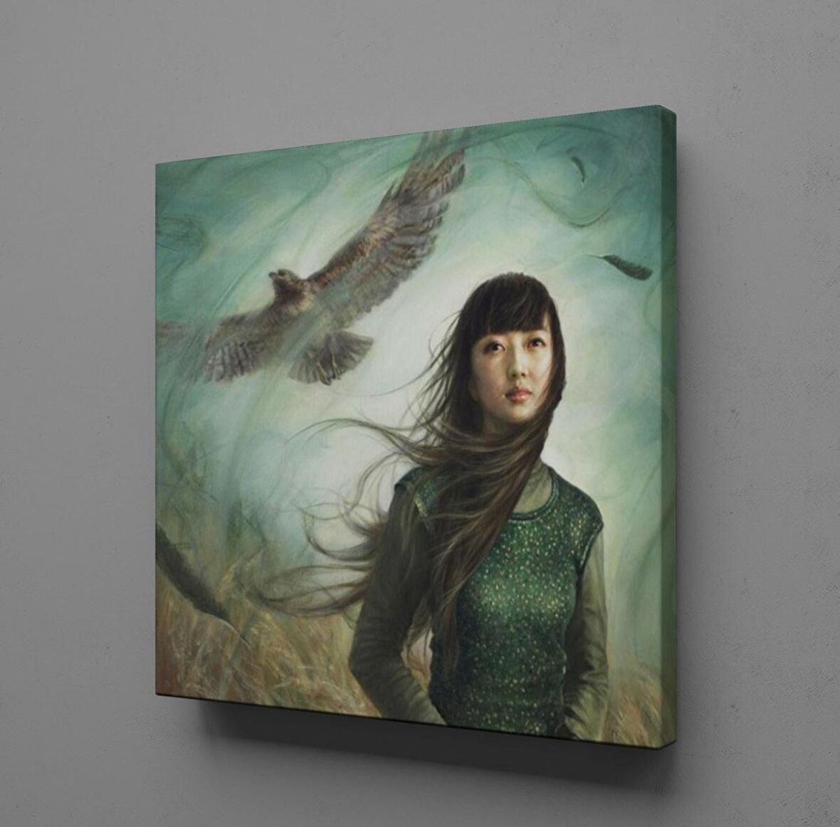 RÜZGARDA SAVRULAN KIZ