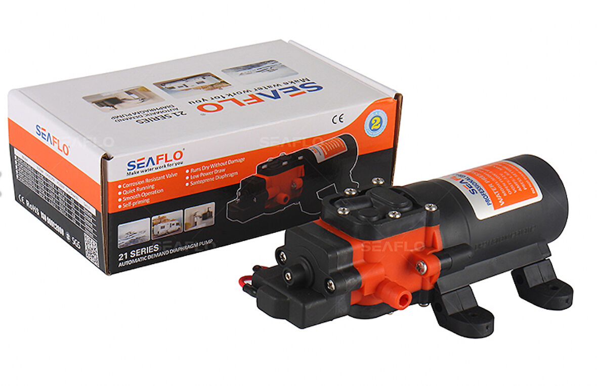 Seaflo Karavan, Tekne Hidroforu 24 Volt 4.3 lt./dak 35 psi 2.4 bar SFDP2-012-035-21