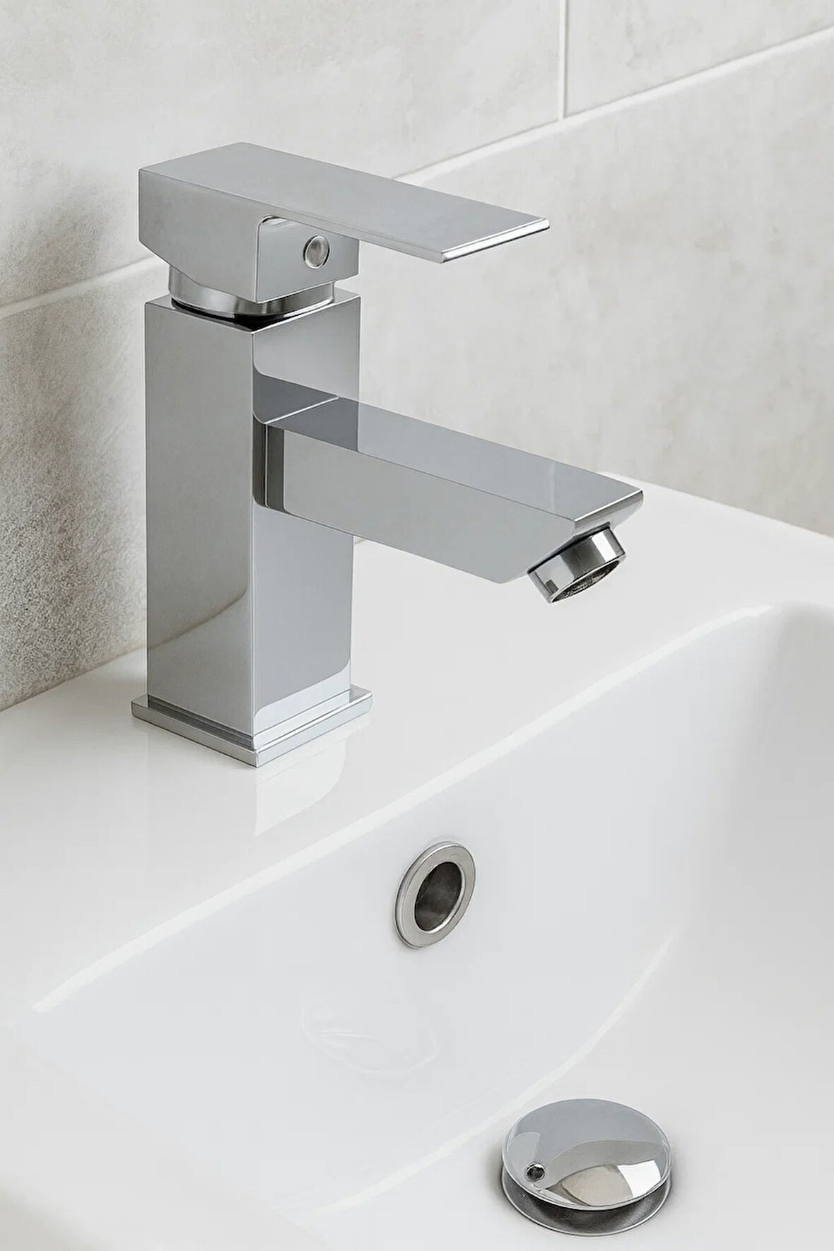 Riva Lavabo Bataryası Musluğu Çift Su Girişli Garantili