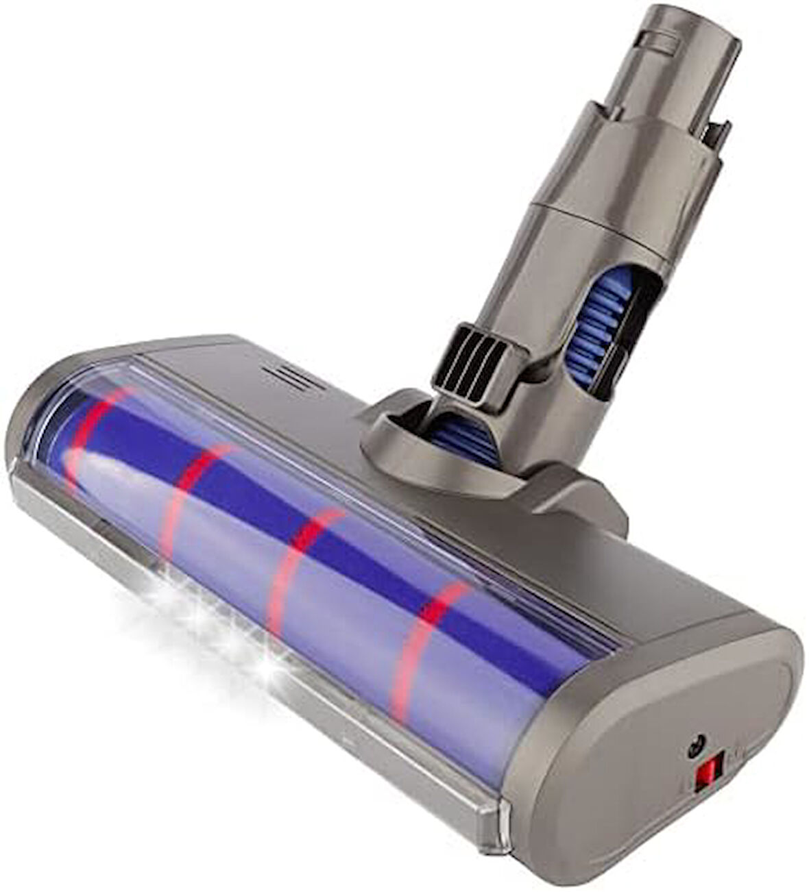 srfn ticaret Dyson DC58 / DC59 Uyumlu Yumuşak Fırçalı Ledli Motorlu Süpürücü Başlık