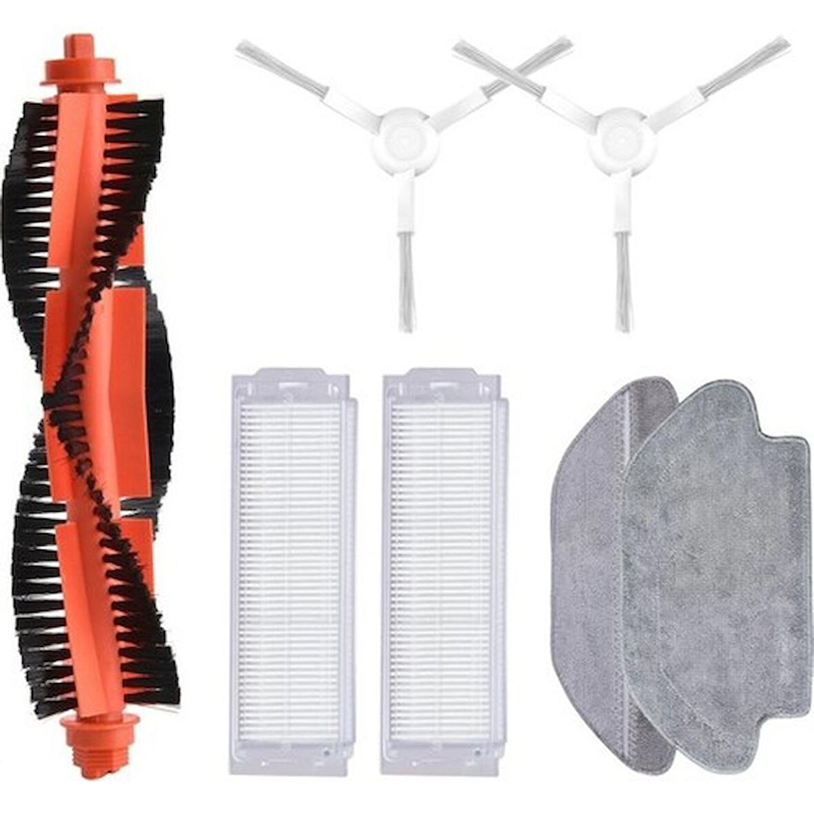 Srfn Ticaret  Xiaomi Mi Uyumlu  Vacuum Mop Pro Cleaner Viomi V2 Pro Aksesuar Seti (7 Parça)