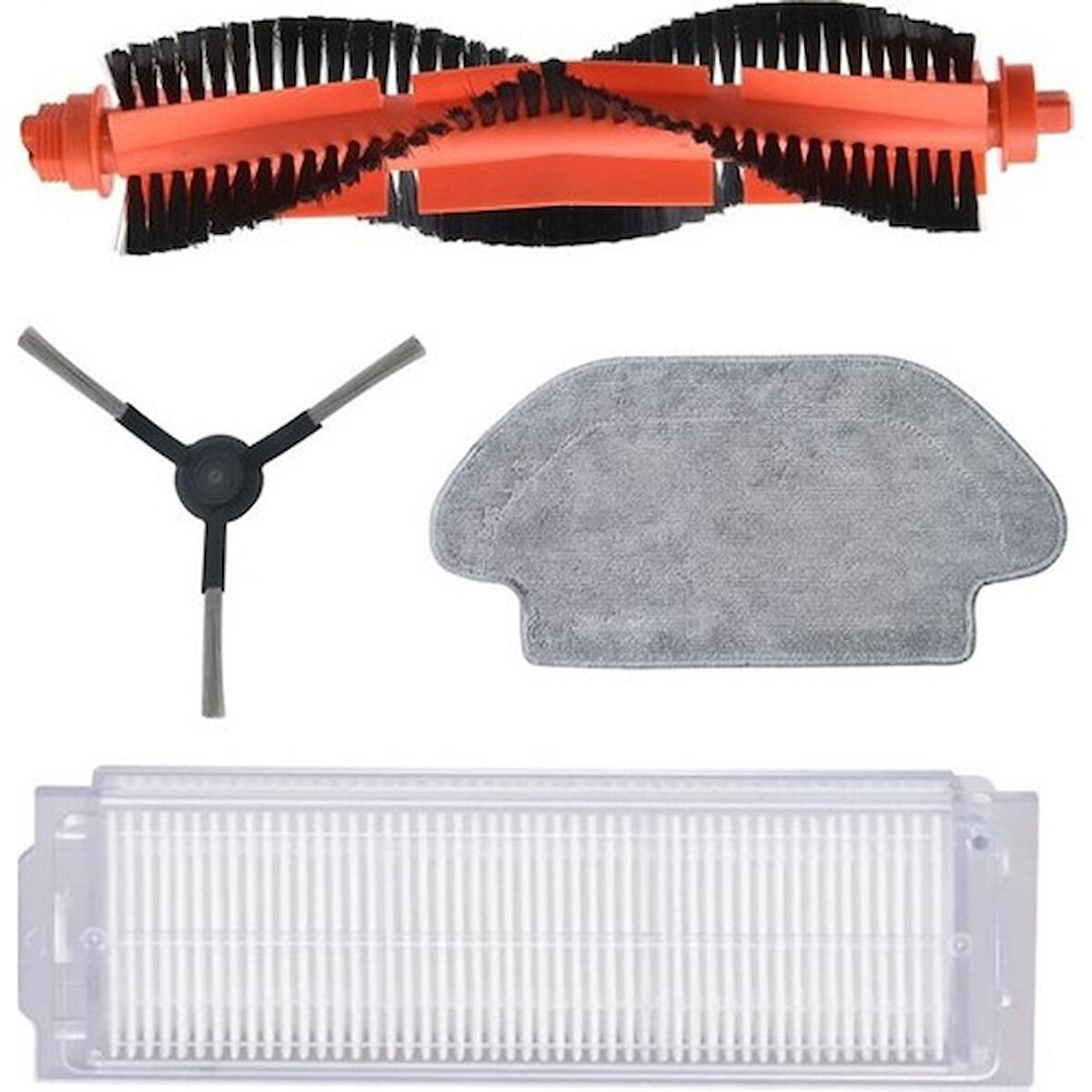 Srfn Ticaret Mop Pro Viomi V2/v3 Robot Süpürge Aksesuar Seti (4 Parça)