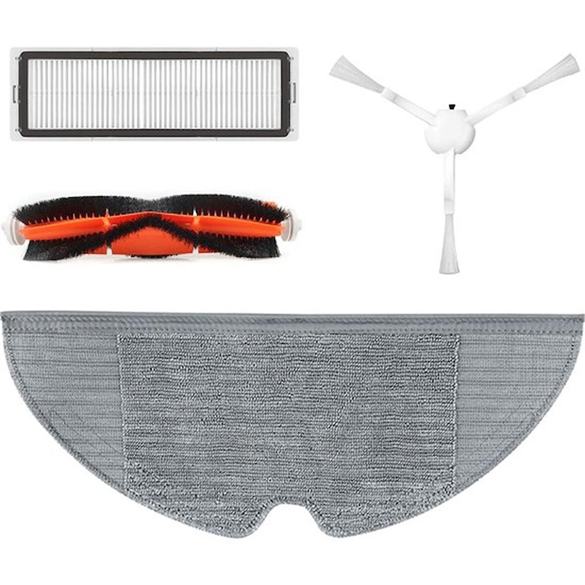 srfn ticaret Xiaomi Vacuum Mop 2C (XMSTJQR2C) Filtre Seti (4 Parça)