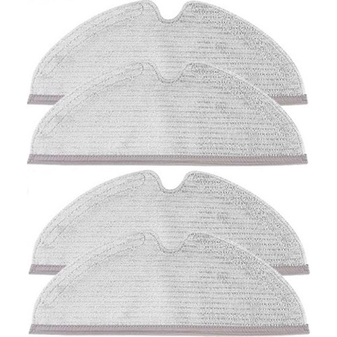 Srfn Ticaret Roborock S50 Uyumlu 4'lü Mop Fiber Bezi (4 Adet)