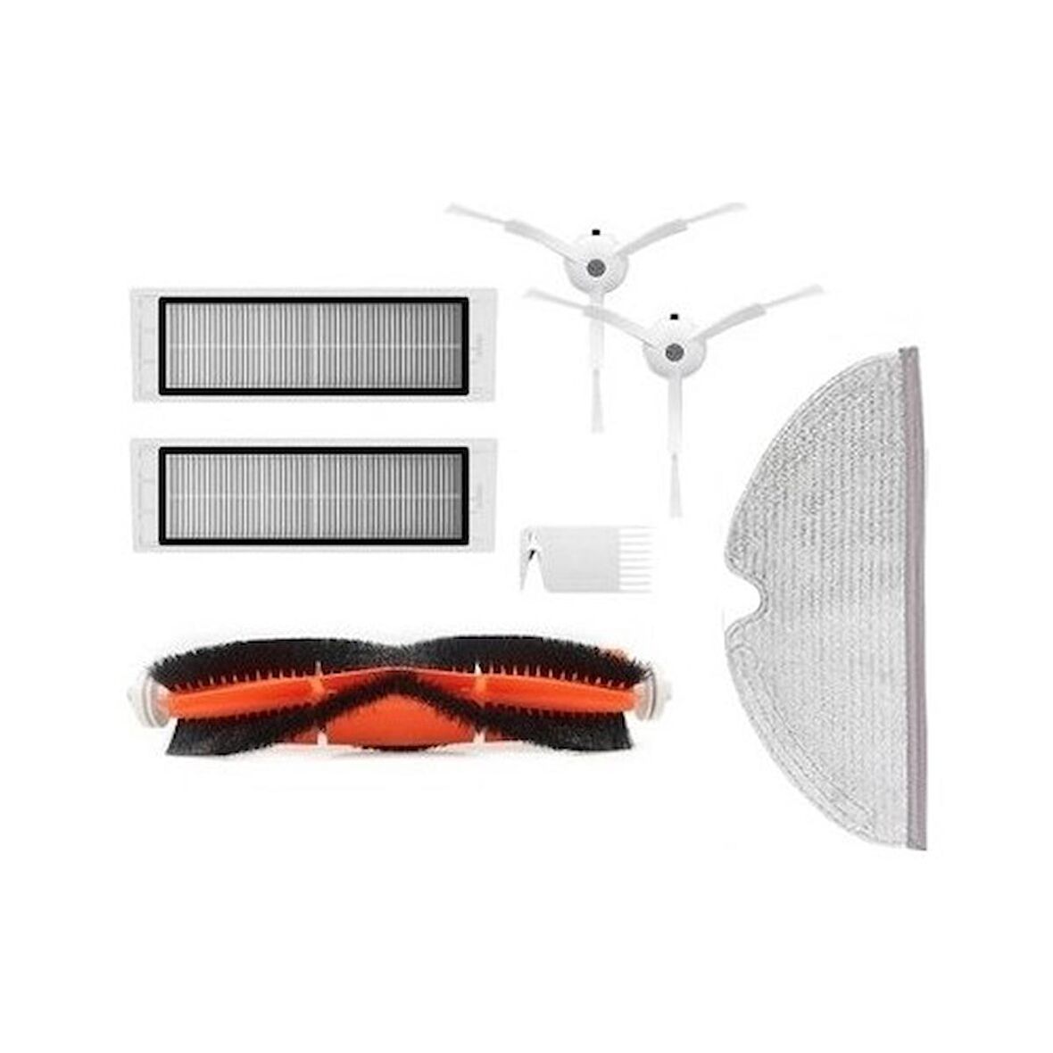 Srfn Ticaret Roborock S55 Uyumlu Akıllı Süpürge Filtre Seti 7 Parça