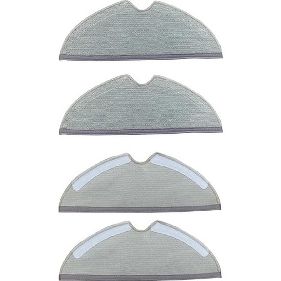 Srfn Ticaret Roborock S6 Uyumlu Mop Fiber Bezi 4'lü (4 Adet)