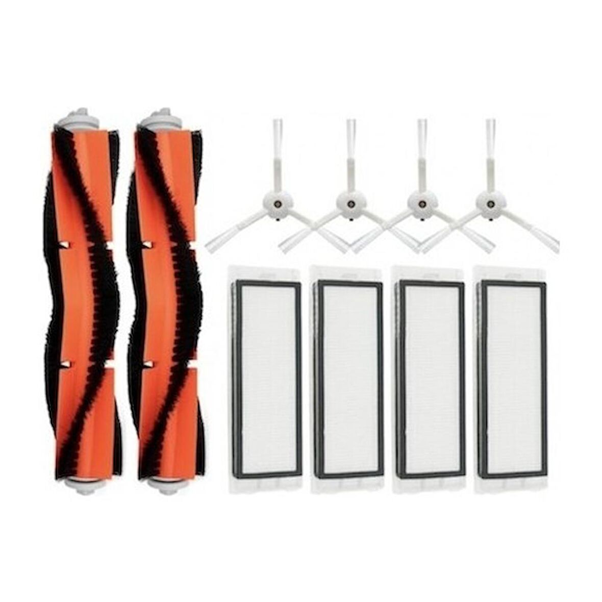 Srfn Ticaret Roborock S5-S50-S51-S55-S6-S6 Pure-S5 Max Uyumlu Akıllı Süpürge Filtre Seti 10 Parça