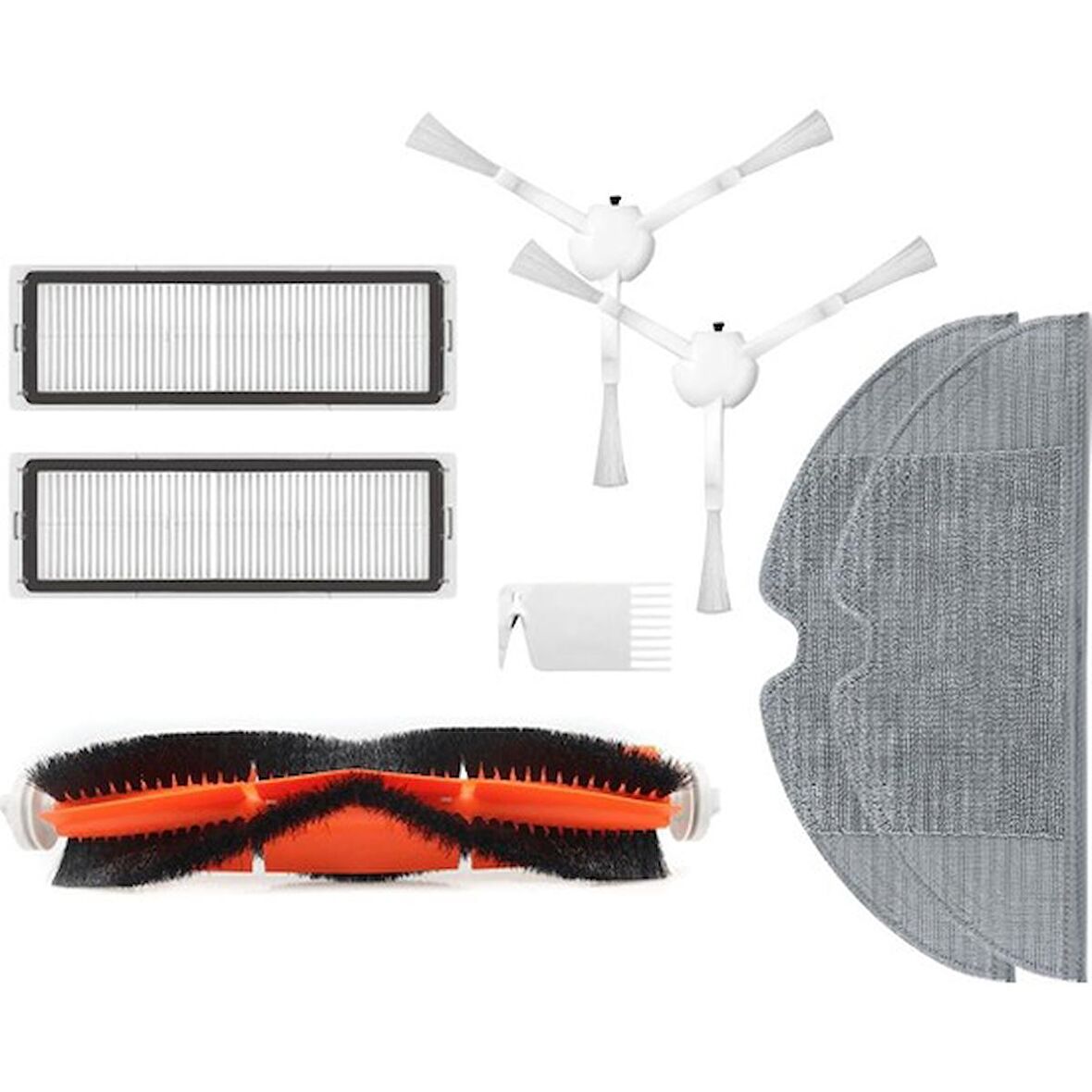srfn ticaret  Xiaomi Vacuum Mop 2 (STYTJ03ZHM) Robot Filtre Seti (8 Parça)